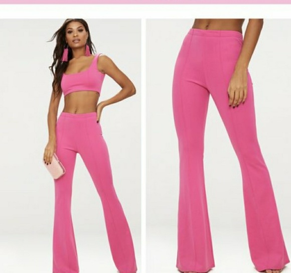 PrettyLittleThing Other - Pretty Little Thing 2-piece Crop Pants Set